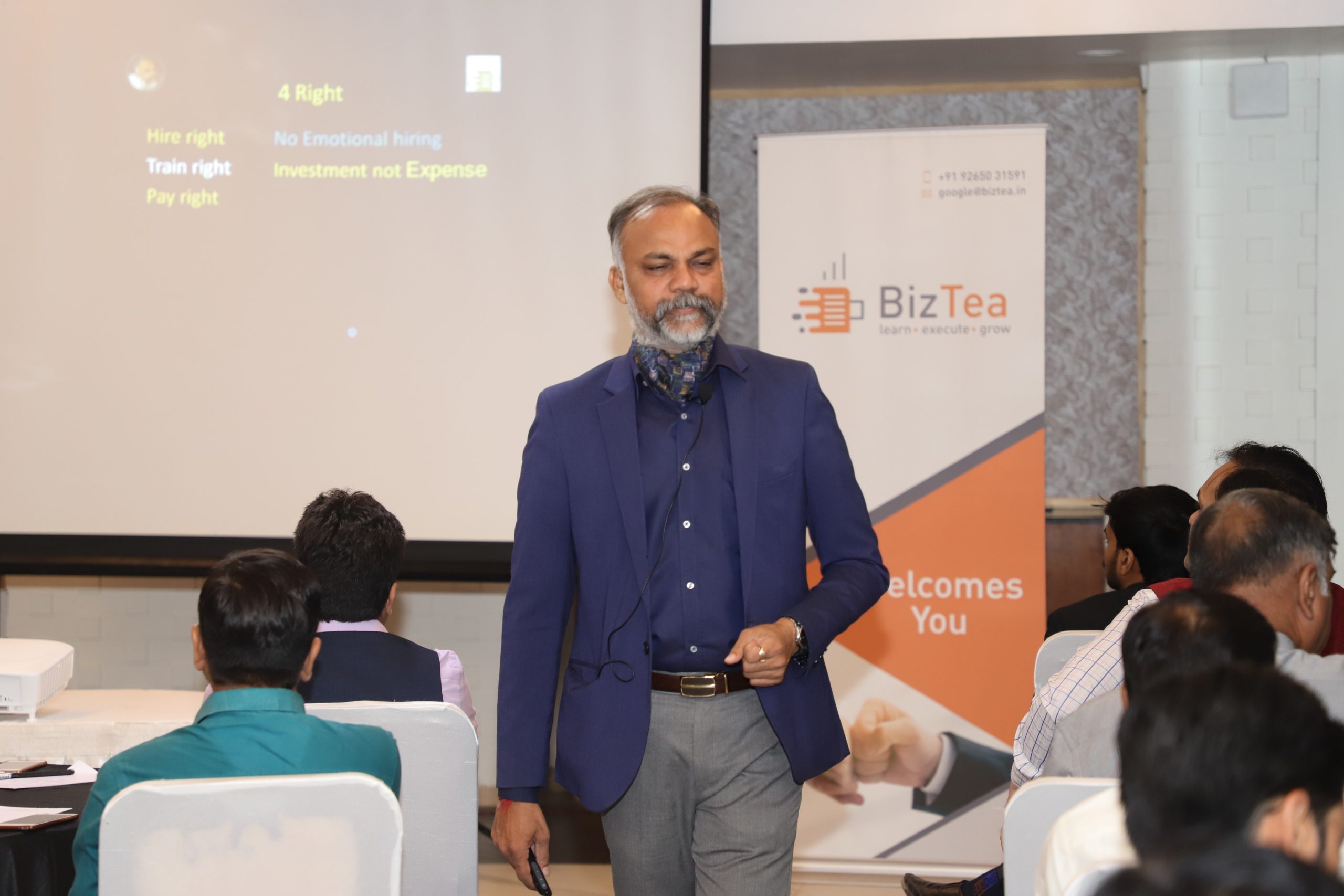 Mr. Deepak Makwana is very popular and successful business coach of India with an excellent trach record at BizTea
he is an expert of  "Value addition Kaise kare"